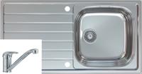 1810 BILANCIOUNO 965i Rev Single Bowl + HS605 Tap /431 ( Sink and Tap ) Stainless steel
