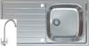 1810 BILANCIOUNO 965i Rev Single Bowl  + Blanco Max Tap /431 ( Sink and Tap ) Stainless steel