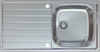1810 BILANCIOUNO 965i Rev Single Bowl  + Blanco Max Tap /431 ( Sink and Tap ) Stainless steel