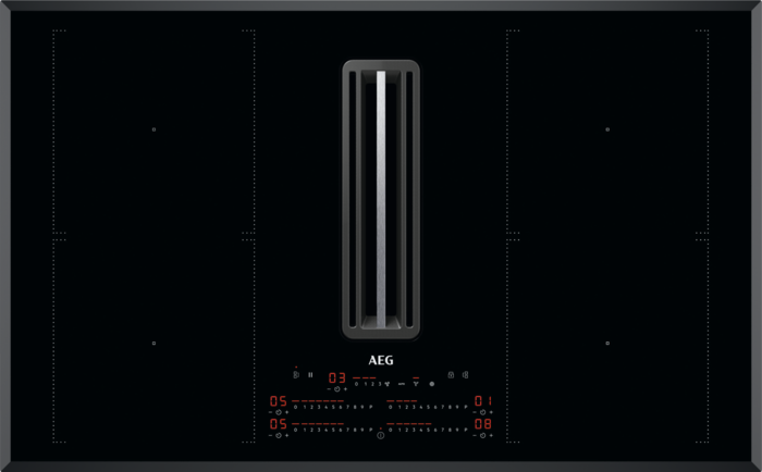 AEG Duplication Induction Hob Black