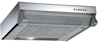 CDA CST61SS 60cm  Visor Cooker Hood Stainless steel
