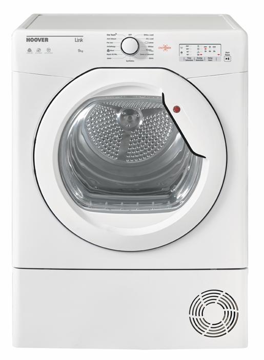 Hoover HL C9LG-80 Freestanding Condenser Tumble Dryer White