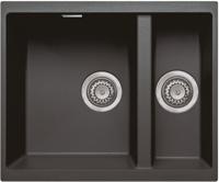 Carysil EN50REV-GM 1.5 Bowl Reversible Undermount Sink Gunmetal Grey