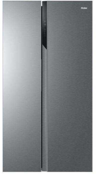 Haier HSR3918ENPG SBS 90 Series 3  SBS 90 American Style Fridge Freezer Silver