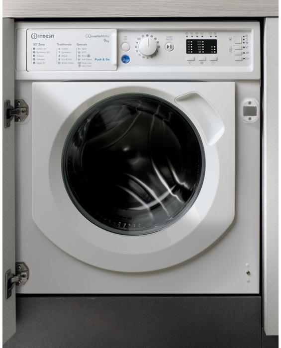 Indesit BI WMIL 91484 UK  ( BIWMIL91484 ) 60cm Integrated Washing Machine White