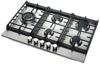 Teknix SCS63PX Single Electric Oven + SCGH751X 5 Burner Gas Hob ( Oven and Hob Pack ) Black / Stainless Steel