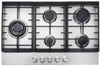 Teknix SCGH751X 75cm 5 Burner Gas Hob Stainless steel