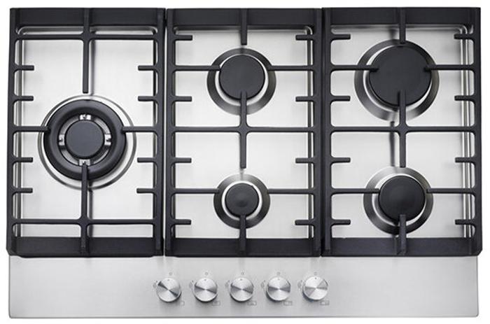 Teknix SCGH751X 75cm 5 Burner Gas Hob Stainless steel