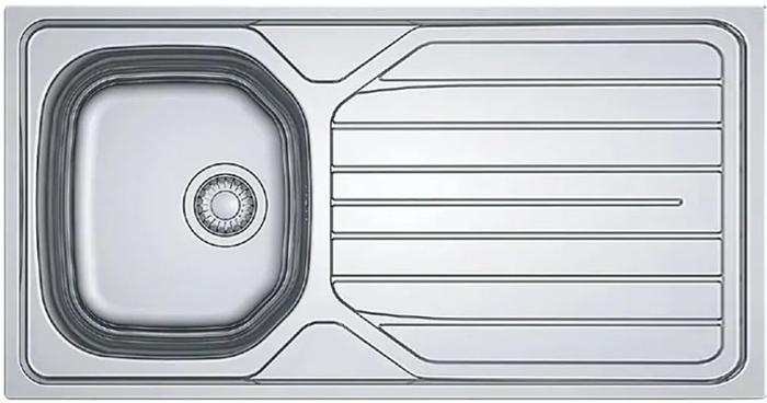 NS Reno Single Bowl Reversible Inset Sink Stainless steel