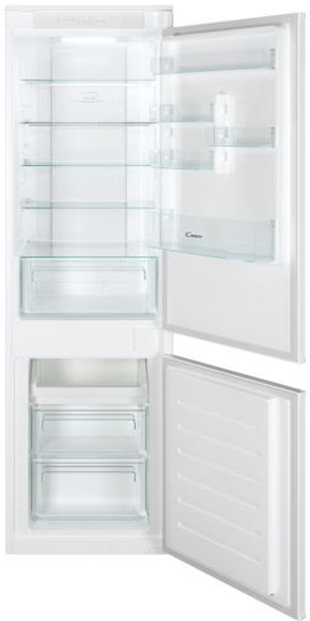 Candy CFTNF3518FW 248 Litres Built in, 2 doors, No Frost, Advanced remote control and extra content (Wi-Fi + Bluetooth) 70/30 Integrated Fridge Freezer White