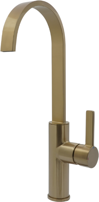 Francis Pegler Jeroni Swept Single Handle  922149 Tap Antique Brass