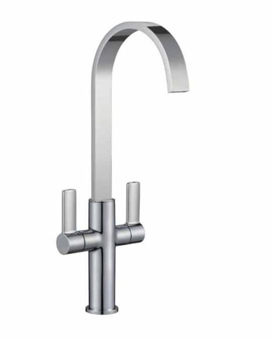 Francis Pegler Jeroni Swept Two Handle 922126 Tap Chrome