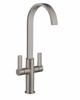 Francis Pegler Jeroni Swept Two Handle 922127 Tap Brushed Nickel