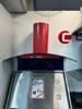 Luxair LA100CVDRED 100cm Wall Mounted Curved Glass Chimney Hood Red