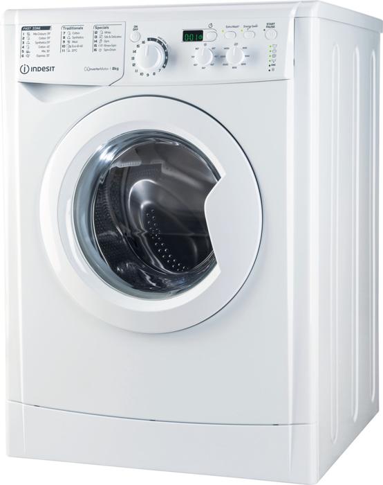 Indesit EWD 81482 W 1400spin 8kg Freestanding Washing Machine White