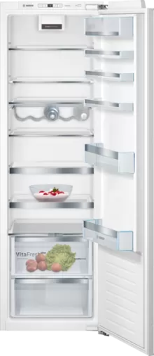 Bosch KIR81AFE0G Series 6 Built-in fridge 177.5 x 56 cm flat hinge 319Litres Integrated Fridge White