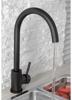 Scudo KT43 Milan Single Lever Swan Neck ( Manhatton ) Tap Black