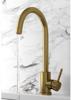 Scudo KT44 Milan Single Lever Swan Neck ( Manhatton ) Tap Brushed Brass
