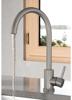 Scudo KT42 Milan Single Lever Swan Neck ( Manhatton ) Tap Brushed Steel