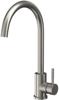 Scudo KT42 Milan Single Lever Swan Neck ( Manhatton ) Tap Brushed Steel