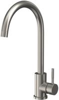 Scudo KT42 Milan Single Lever Swan Neck ( Manhatton ) Tap Brushed Steel