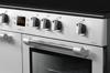 Leisure CK100C210S Cookmaster 100cm Electric Range Cooker with Five Ceramic Zones Electric Range Cooker Silver