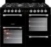 Leisure CK100G232K Cookmaster 100cm Seven Gas Burners Gas Range Cooker Black