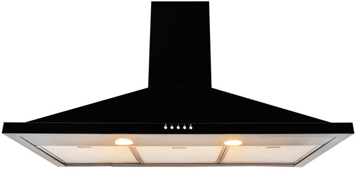 Leisure H92PK 90cm Traditional Chimney Hood Black