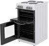 Montpellier MTCE50W 50cm Twin Cavity Freestanding Electric Cooker White