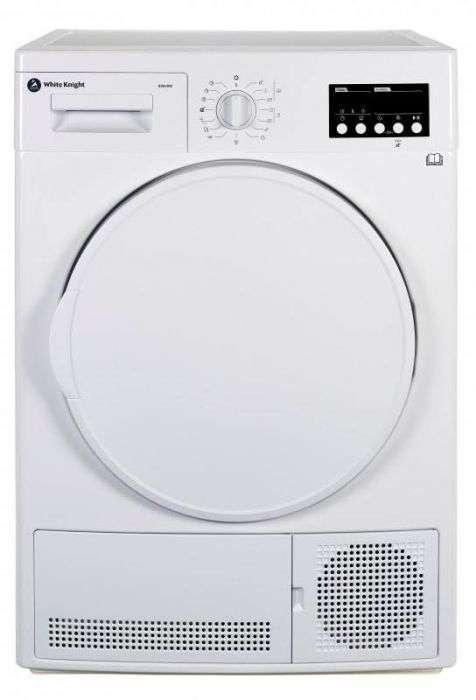 White Knight TD8W 8kg Condensor Freestanding Dryer White