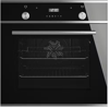 CATA UBOVFP58SS 60cm Aria Soft Close Multifunction Built-in Single Electric Oven Black