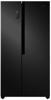 Teknix THSBS1791PBIX  2 Door Side by Side No Frost American Style Fridge Freezer Black Steel