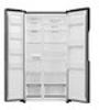 Teknix THSBS1791PBIX  2 Door Side by Side No Frost American Style Fridge Freezer Black Steel
