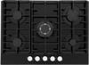 Montpellier MGH75BG 70cm Gas on Glass Gas Hob Black