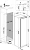 Whirlpool ARG1808322 Tall Integrated Fridge + WHSD18F023CI Tall Freezer ( Integrated Fridge and Freezer ) White