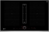 NEFF T58TL6EN2 N90 80cm hob with integrated ventilation system Induction Hob Black