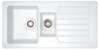 Carysil CD150JDM Large 1.5 Ceramic Inset Sink White