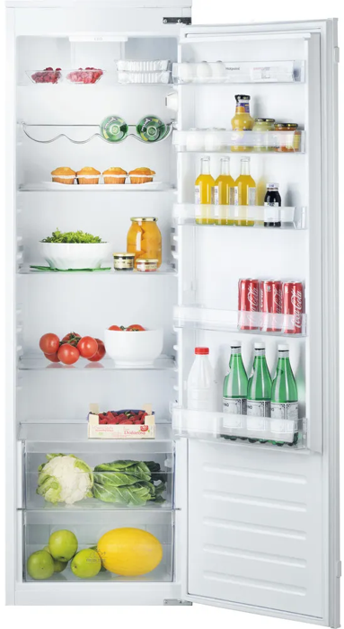 Hotpoint Tall HS18012 Fridge + HF1801EF2 Frost Free Freezer ( Integrated Fridge and Freezer ) White