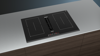 Siemens ED851FQ15E  iQ500, Induction hob with integrated ventilation system, 80 cm, surface mount without frame Induction Hob Black