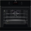 AEG BEB335061B 6000 Surround Aqua Clean Built-in Single Electric Oven Black
