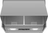 Siemens LE63MAC00B iQ100, Integrated cooker 60cm Hood Silver