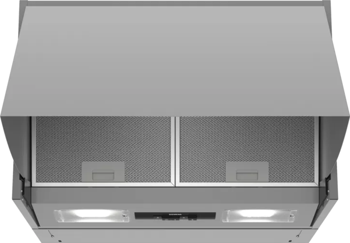 Siemens LE63MAC00B iQ100, Integrated cooker 60cm Hood Silver
