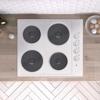 Statesman ESH630WH 60cm 4 Zone Solid-Plate Electric Hob White