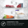 AEG OSC6T185ES 6000 Twintech Frost Free Integrated Fridge Freezer White