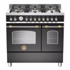 Bertazzoni HER906MFEDNET 90cm Heritage Series Dual Fuel Range Cooker Anthracite