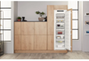 Hotpoint Tall HS18012 Fridge + HF1801EF2 Frost Free Freezer ( Integrated Fridge and Freezer ) White
