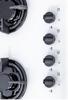 OEM GHG602WH 4 Burner 60cm Gas on Glass With Cast Iron Pan Stands Gas Hob White