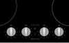 Teknix SCS63PX Single Electric Oven + BITK6KNI 4 Zone Induction Hob ( Oven and Hob Pack ) Black / Stainless Steel