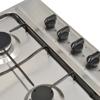 Montpellier MGB60X 58cm 4 Burner Gas Hob Stainless steel