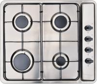Montpellier MGB60X 58cm 4 Burner Gas Hob Stainless steel